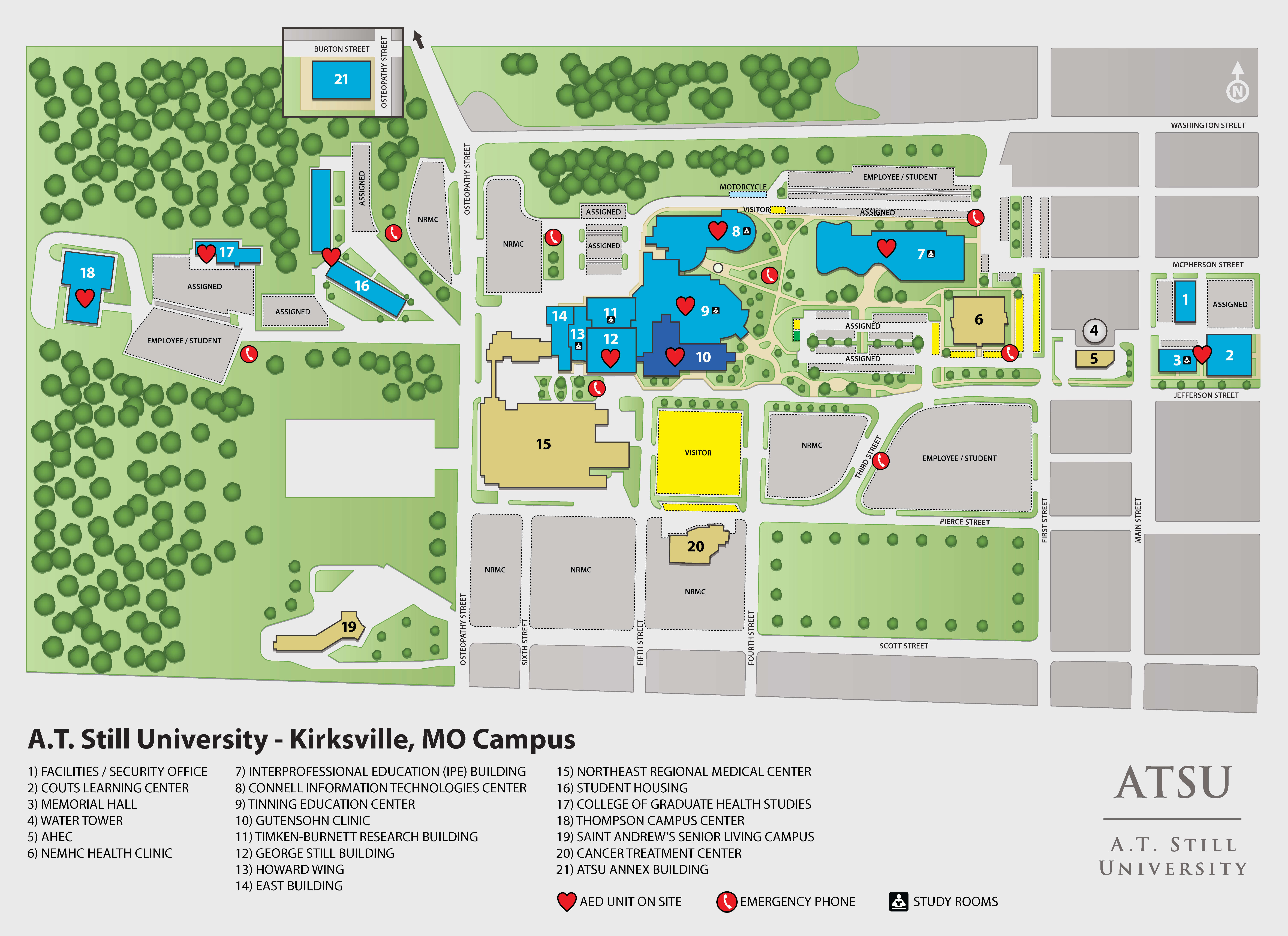 ATSU Campus Map