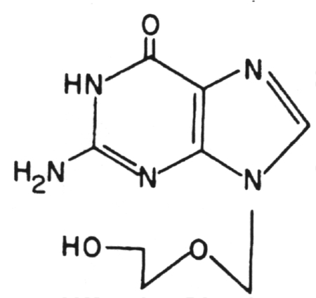 Structre of Acycloguanosine