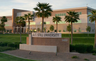 Image of ASHS campus buildings and entrance