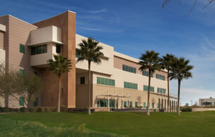 Entrance to ATSU's School of Osteopathic Medicine Arizona campus.