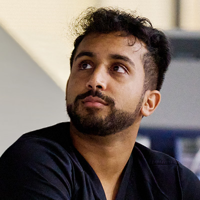 Doctors Looking at distance