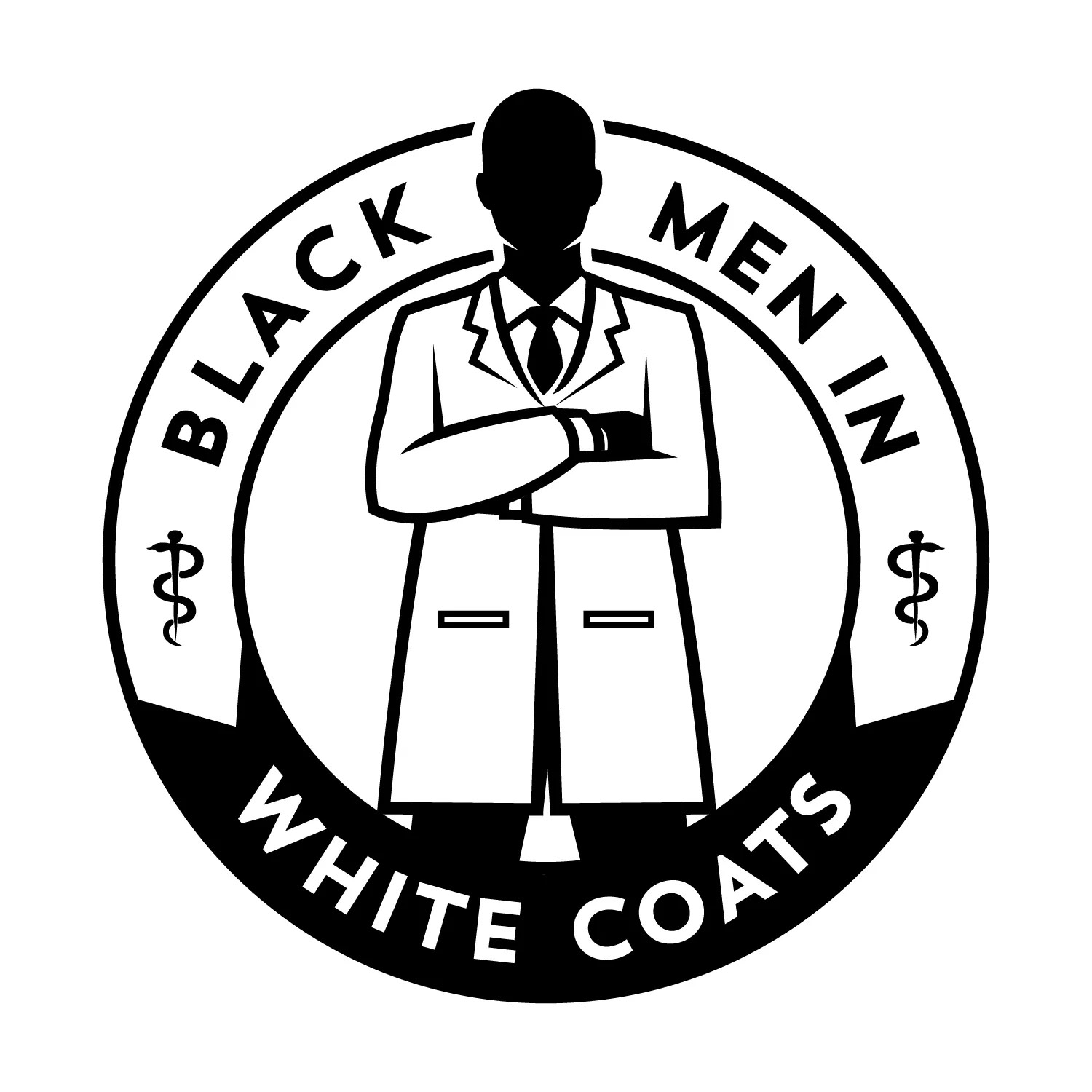 Black men in white coats