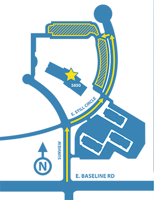 map for atsu center for occupational therapy