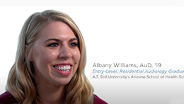 AuD Student Testimonial | Albany Williams
