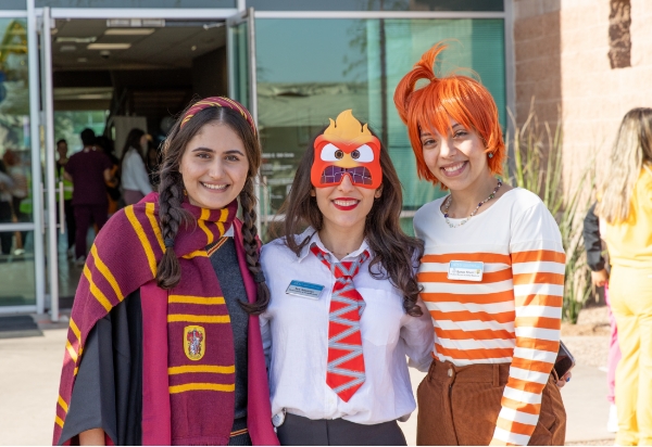 Doctors with a happy patient