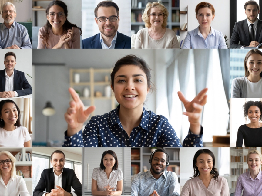 ATSU Audiology faculty and alumni collaborating on a Zoom call