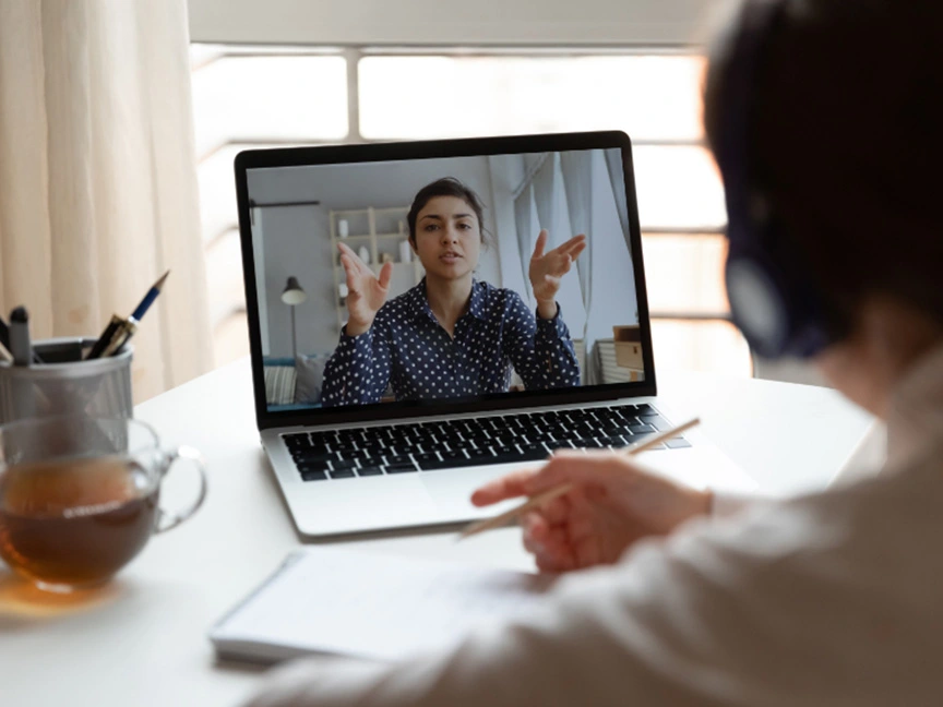 Two ATSU Audiology doctors collaborating on a Zoom call