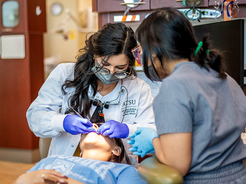 Dentists Treating patients