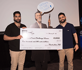 SparkTank 2018 winners Abbas Charlie & Uday Gulati