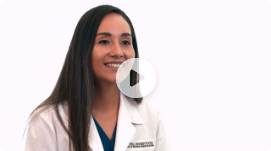 Video thumbnail of Yesenia Salazar, ATSU-SOMA student and Hometown Scholar, speaking about her experience in medical school and serving her community.