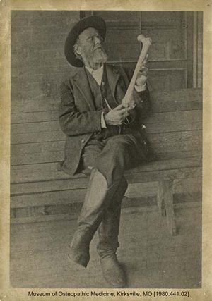 A.T. Still with femur