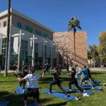 ATSU-ASHS OT student organizes pelvic health yoga session