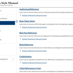 APA Style Manual Now Online!