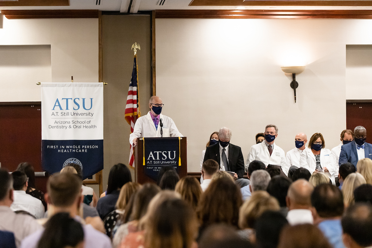 ATSU News ATSUASDOH class of 2024 celebrates long awaited White Coat