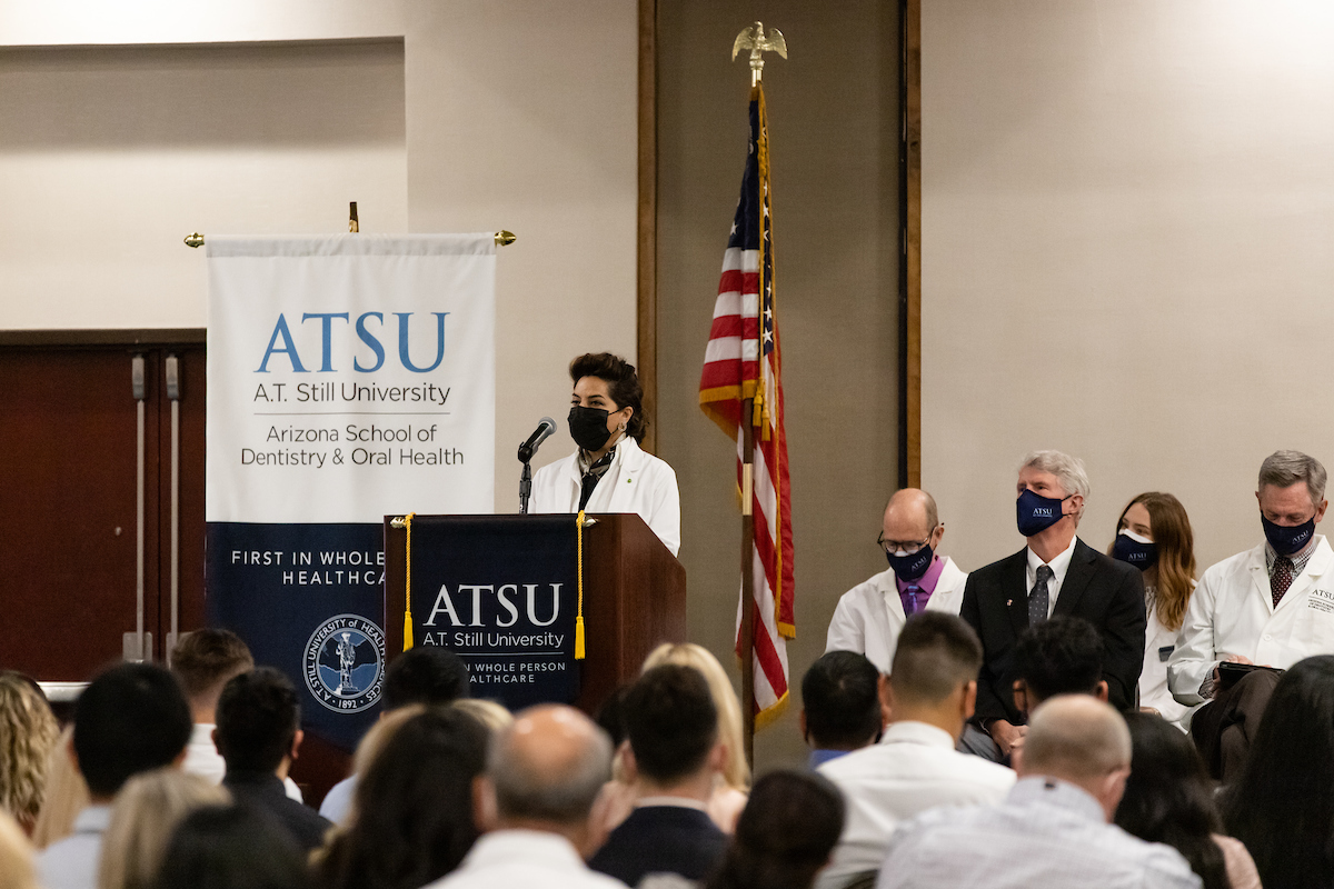 ATSU News ATSUASDOH class of 2024 celebrates long awaited White Coat