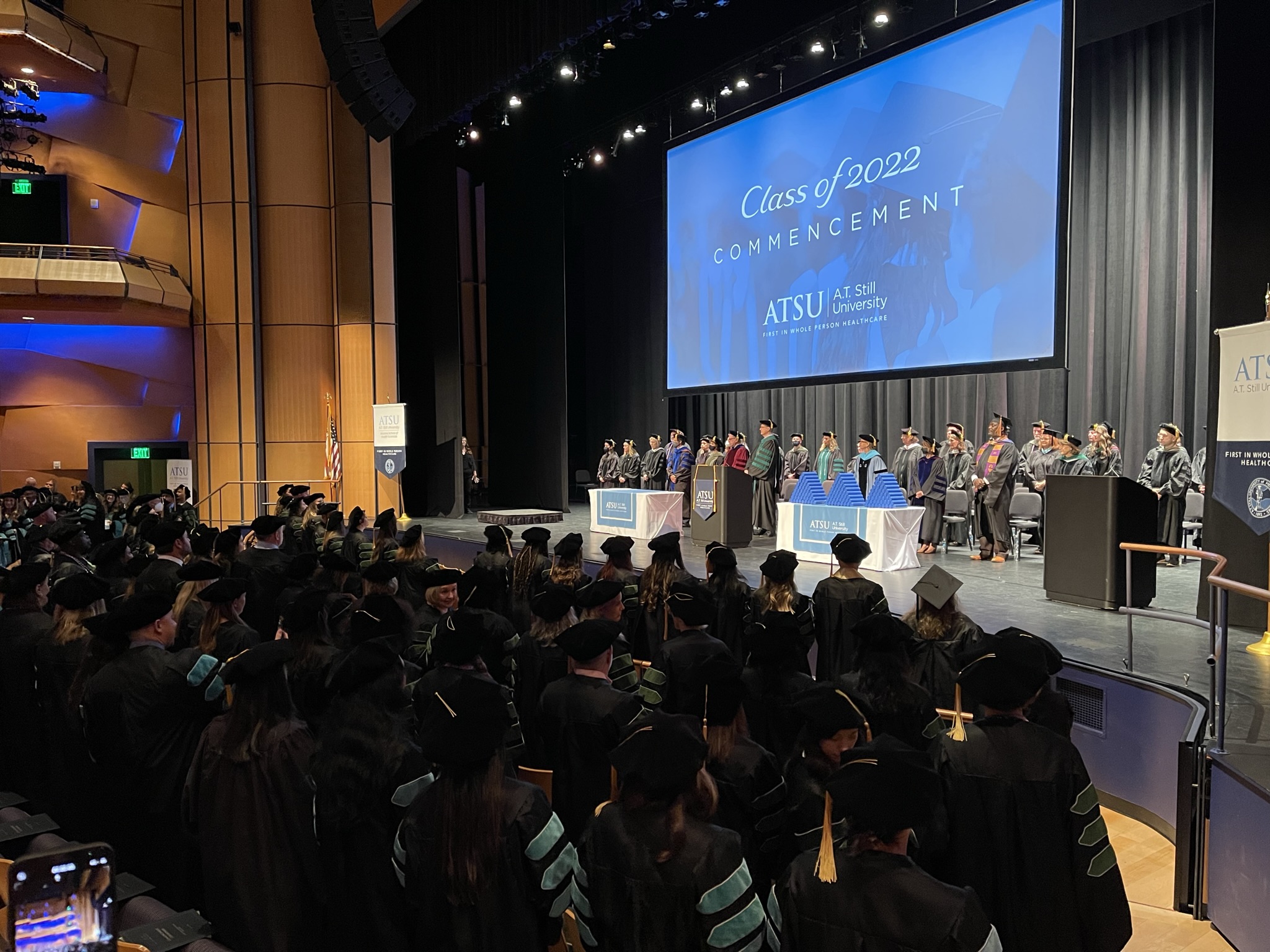 ATSU-ASHS hosts commencement ceremonies for distance learning, residential programs