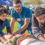 ATSU-SOMA and ASHS students participate in mass casualty simulation