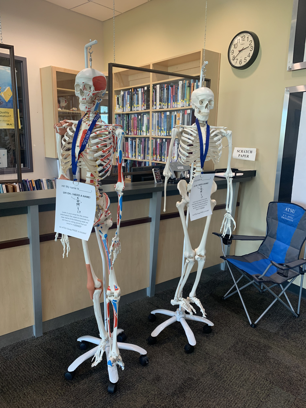 Arizona campus library skeleton naming contest results
