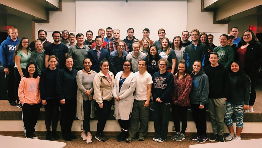A.T. Still University-Kirksville College of Osteopathic Medicine’s (ATSU-KCOM) student chapter of American College of Osteopathic Family Physicians (ACOFP) members.