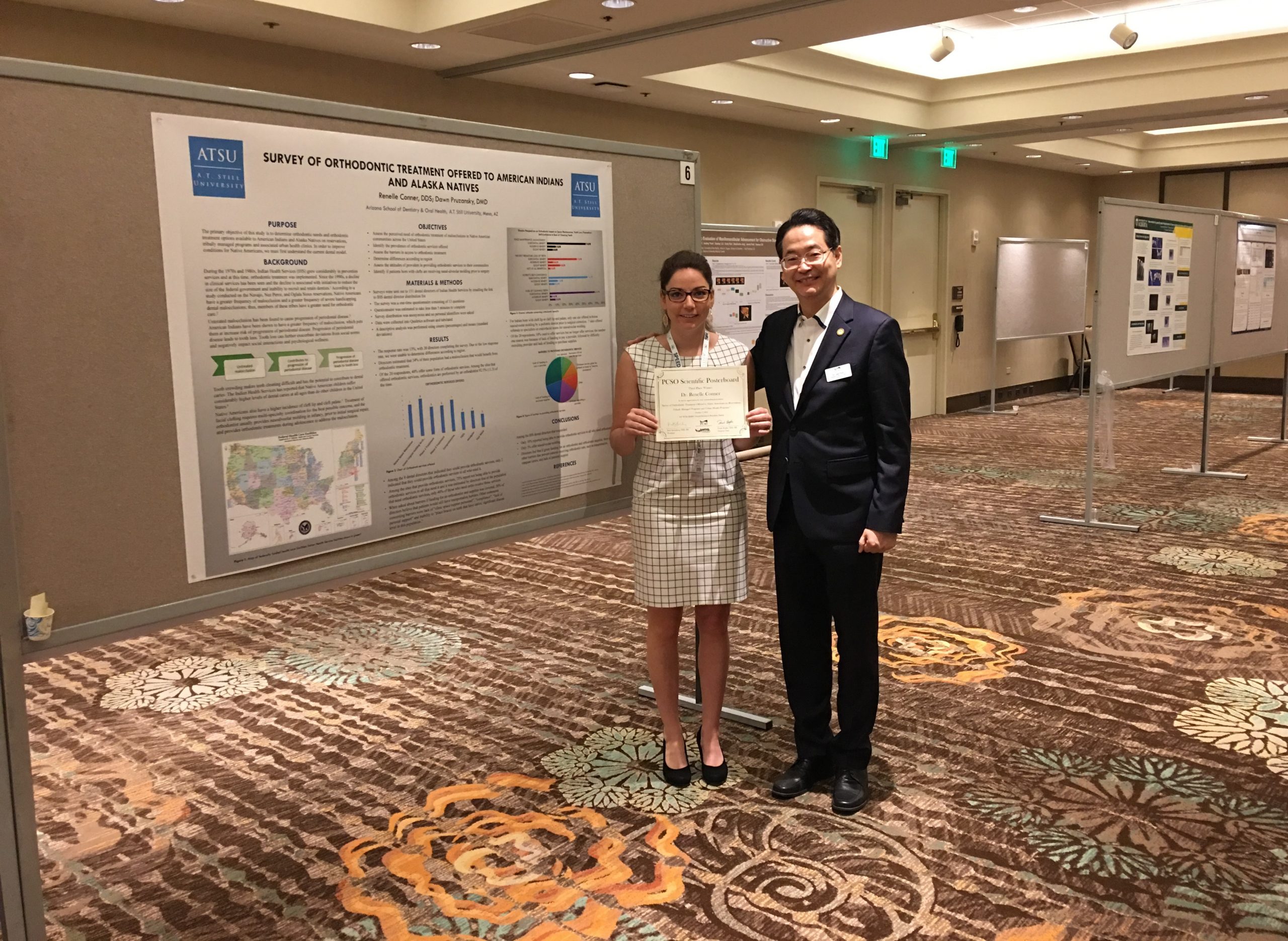Dr. Conner and Dr. Park at the 2019 PCSO/RMSO Annual Session