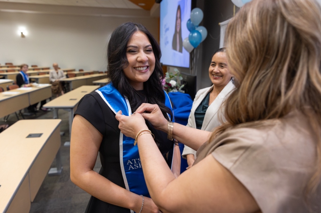 ATSU-ASHS SLP program honors class of 2027 with pinning ceremony