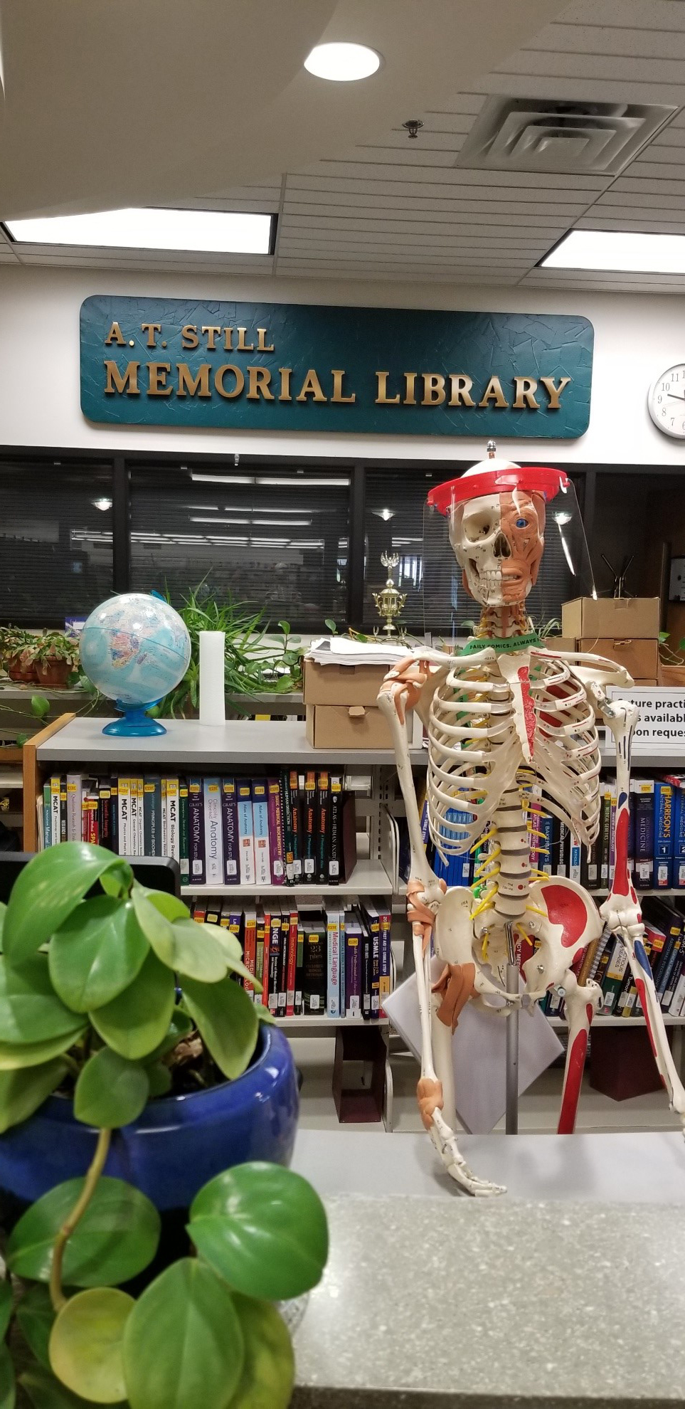 ATSU Missouri library's skeleton crew