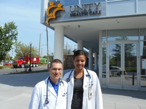 Jeremy Berger with ATSU-SOMA's Regional Director For Medical Education (RDME) for Washington DC, Dr. Keisha Robinson, DO
