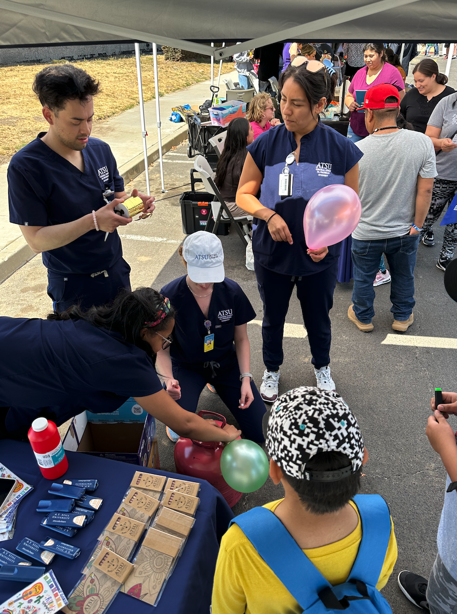 ATSU News ATSUCCPA students volunteer at Santa Barbara County Public