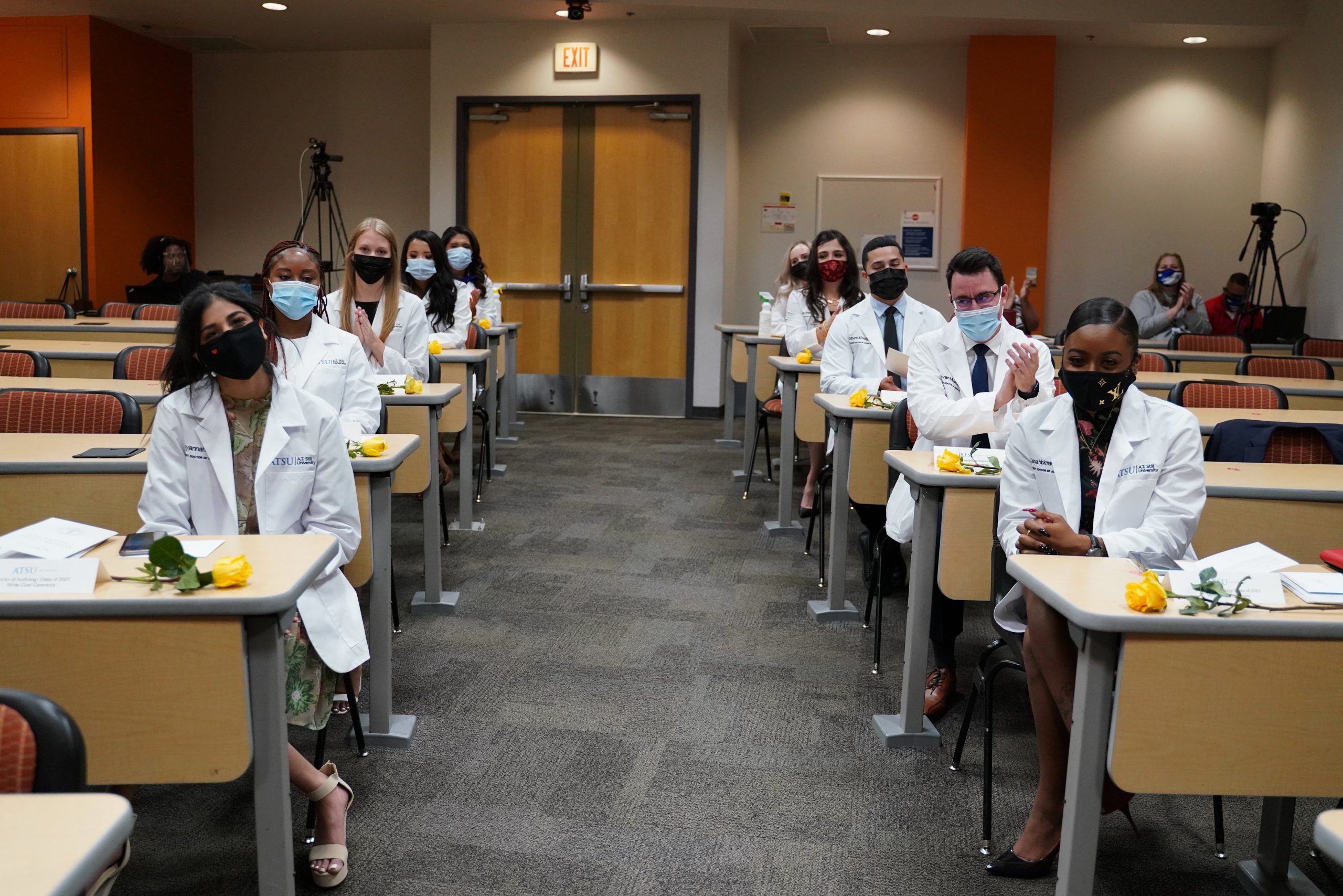 ATSU News | ATSU-ASHS Doctor of Audiology class of 2023 white coat ceremony